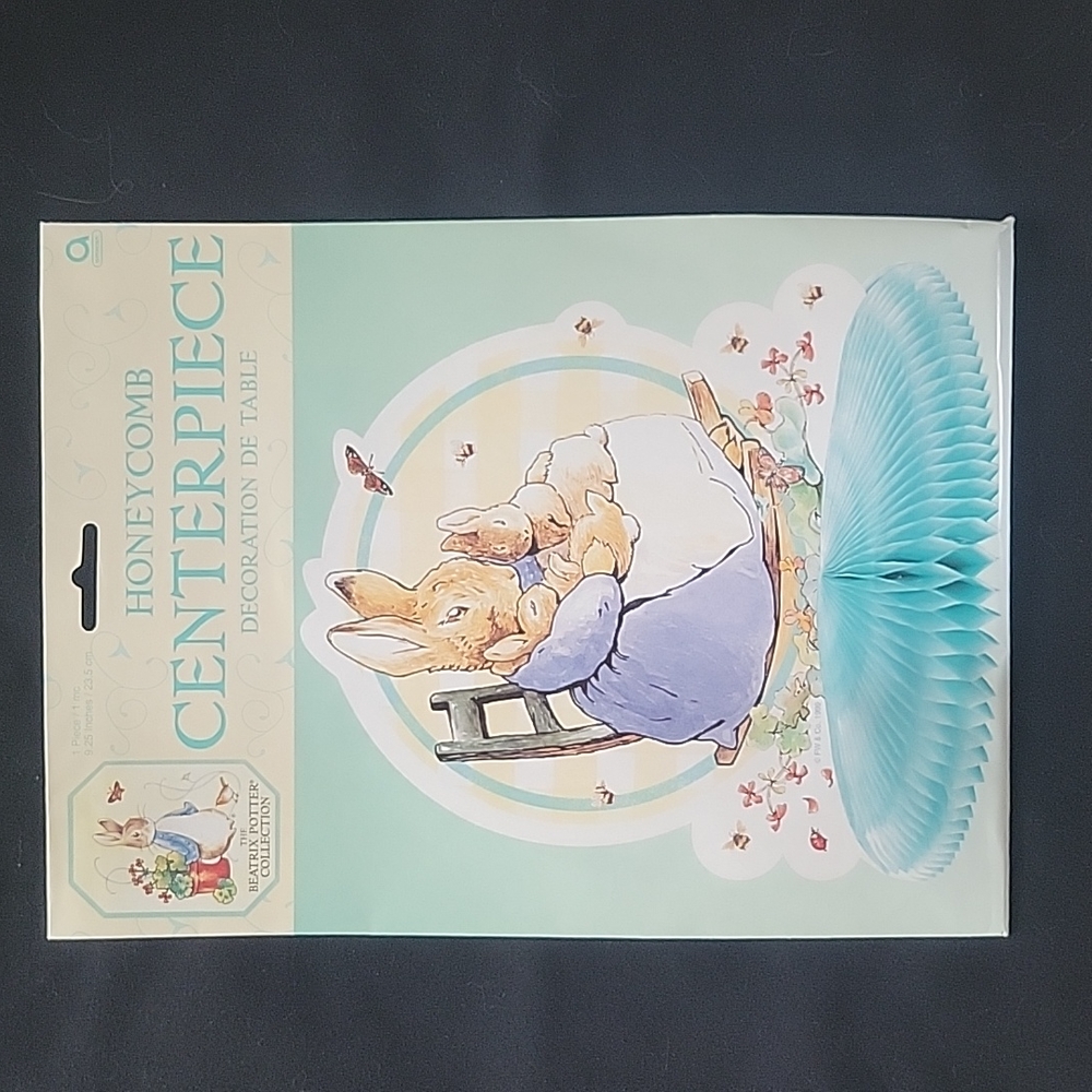 🐇💲2️⃣ 🐇 Beatrix Potter Infant Honeycomb Centerpiece Decoration